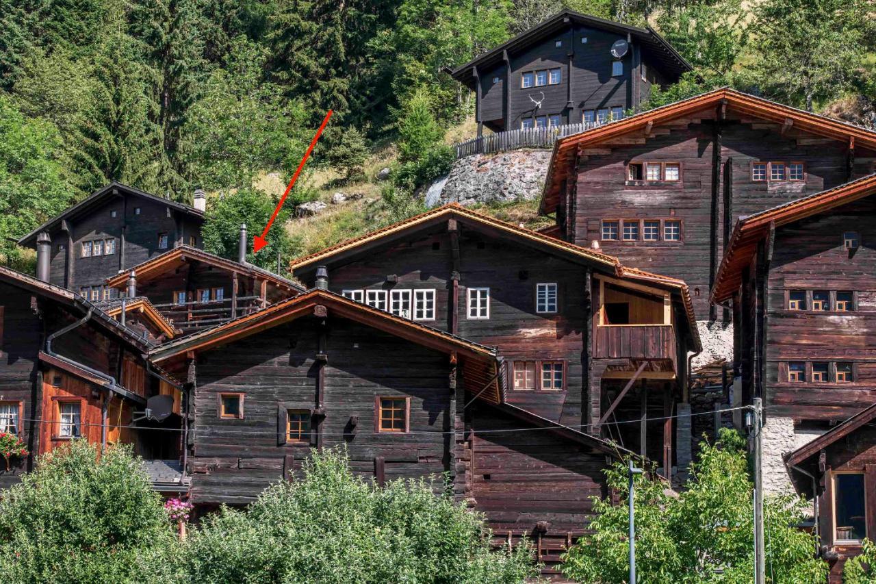Denkmalgeschützter Spycher total renoviert Goms Exterior foto